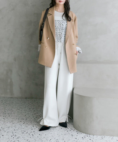 抽繩束腳休閒褲