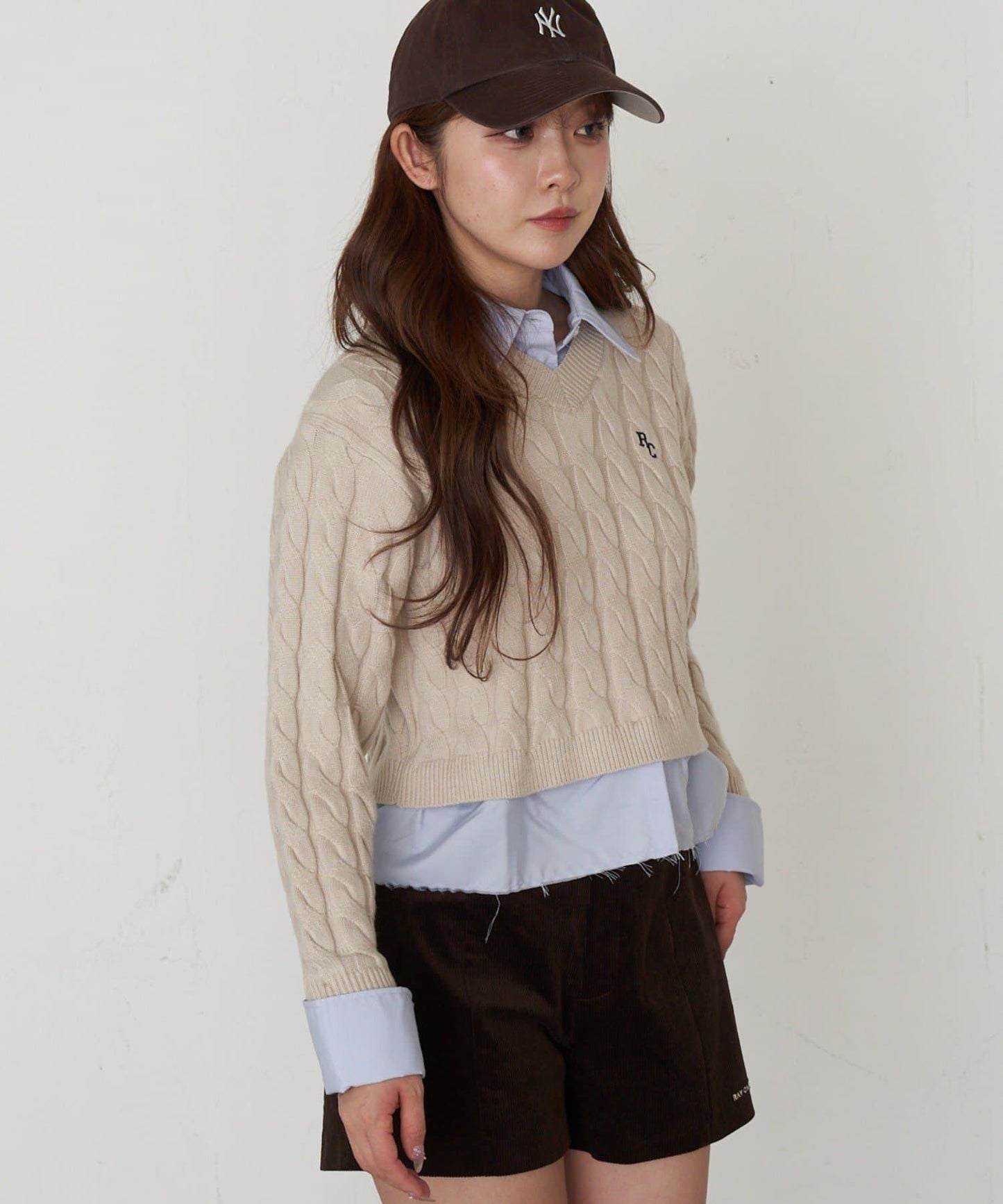 襯衫領針織毛衣