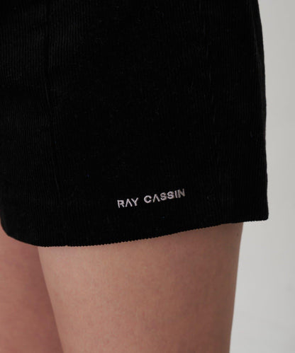 燈芯絨微型短褲