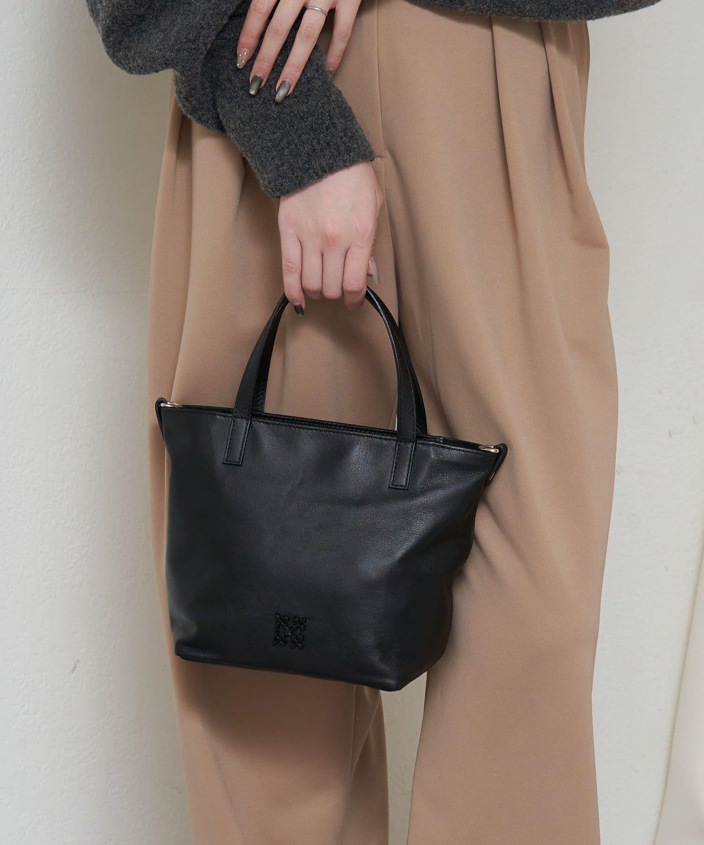 皮革兩用迷你托特包