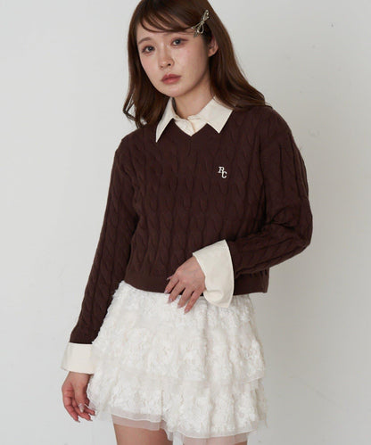 襯衫領針織毛衣