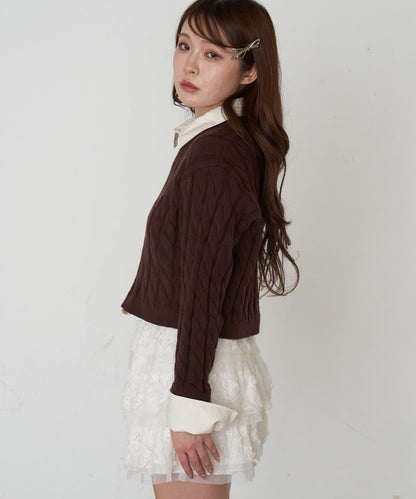 襯衫領針織毛衣