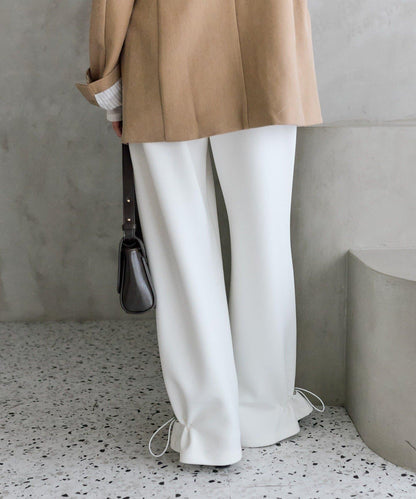 抽繩束腳休閒褲