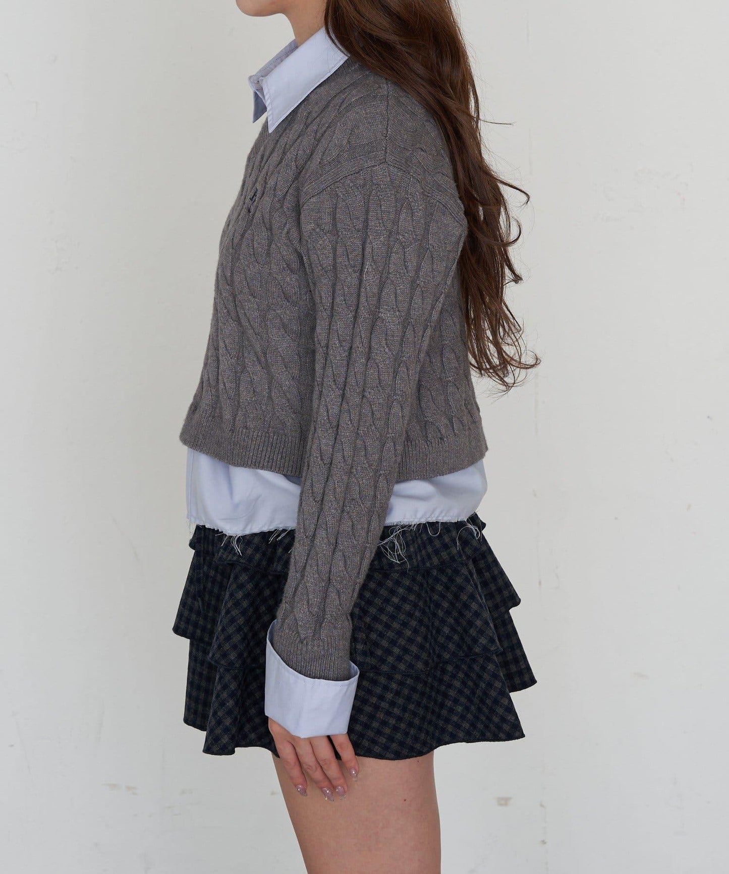 襯衫領針織毛衣