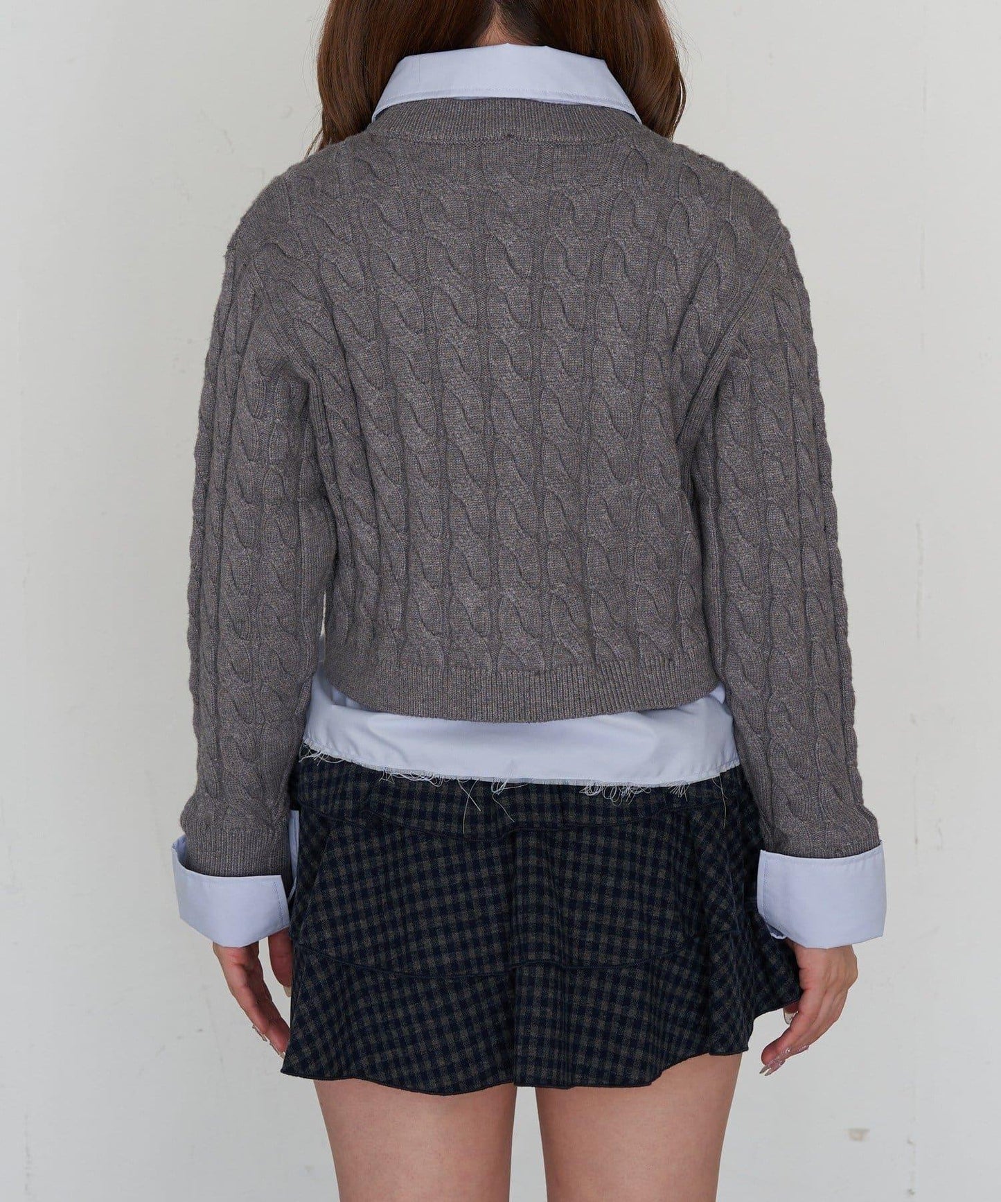 襯衫領針織毛衣