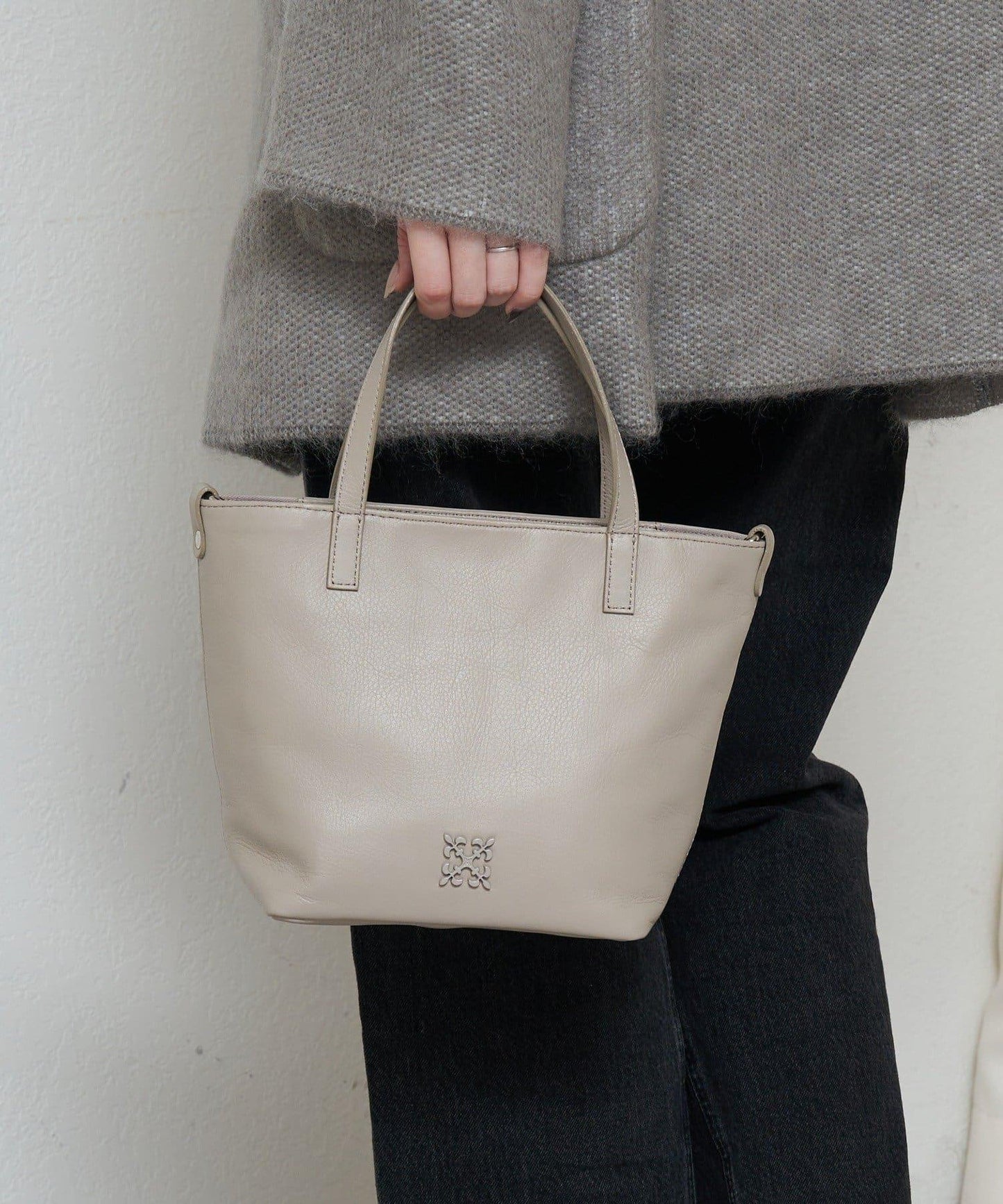 皮革兩用迷你托特包