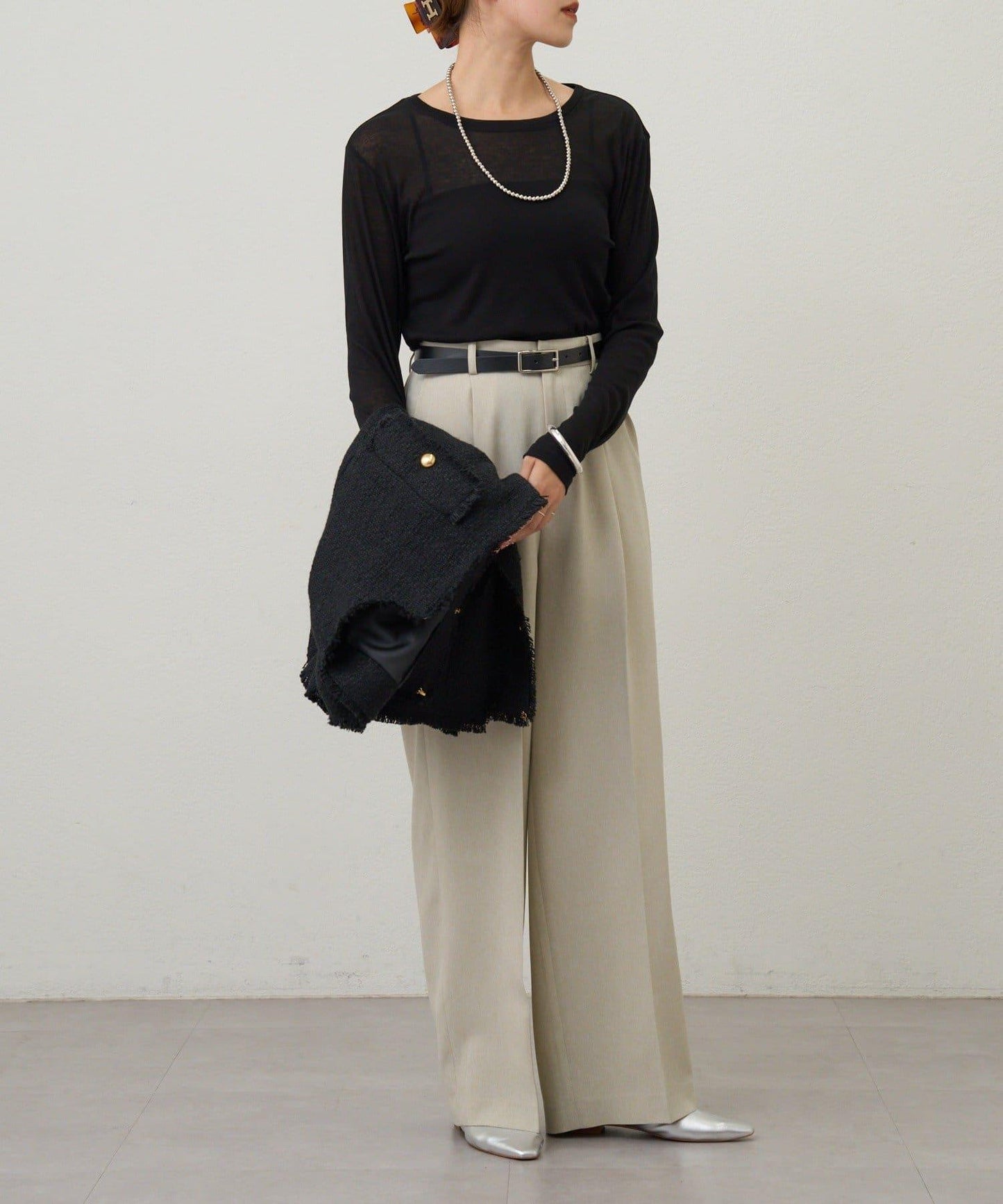 【26SS】基礎款透視長袖T恤