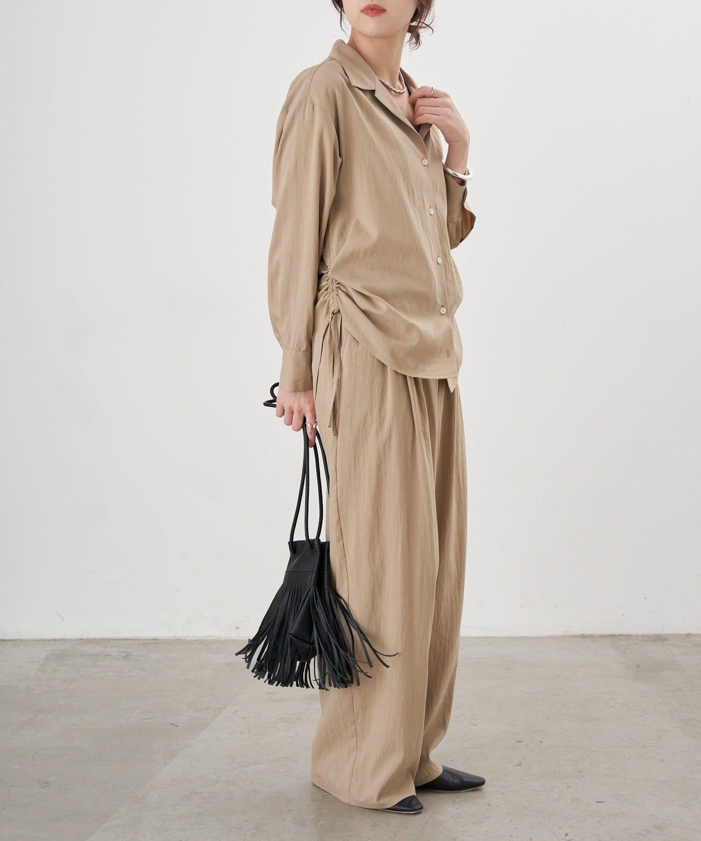 【26SS】三褶休閒褲