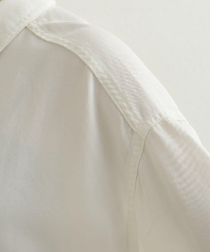 【可搭配套裝穿著◎】刺繡天絲柔軟寬鬆襯衫