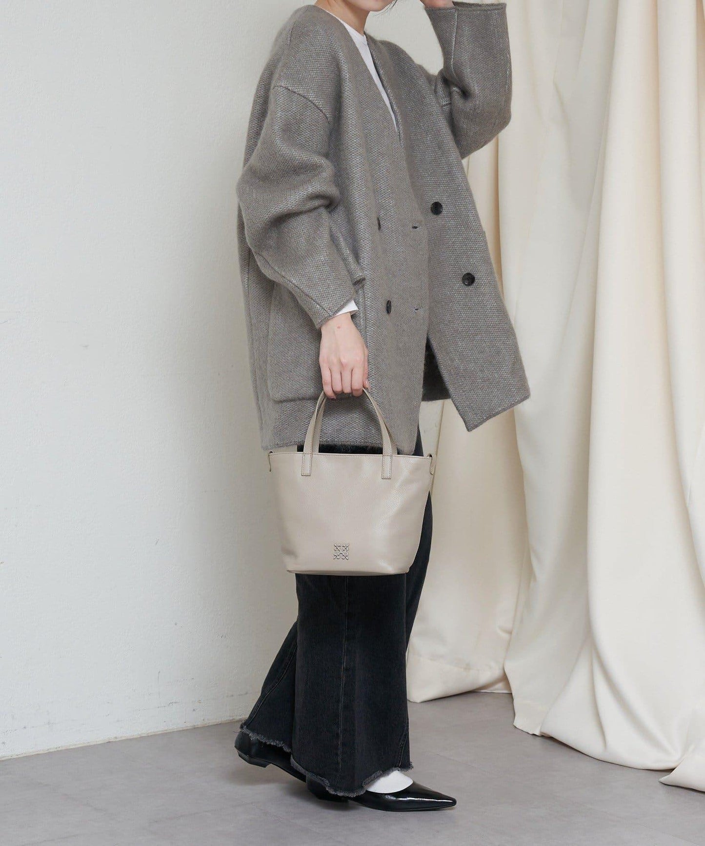 皮革兩用迷你托特包