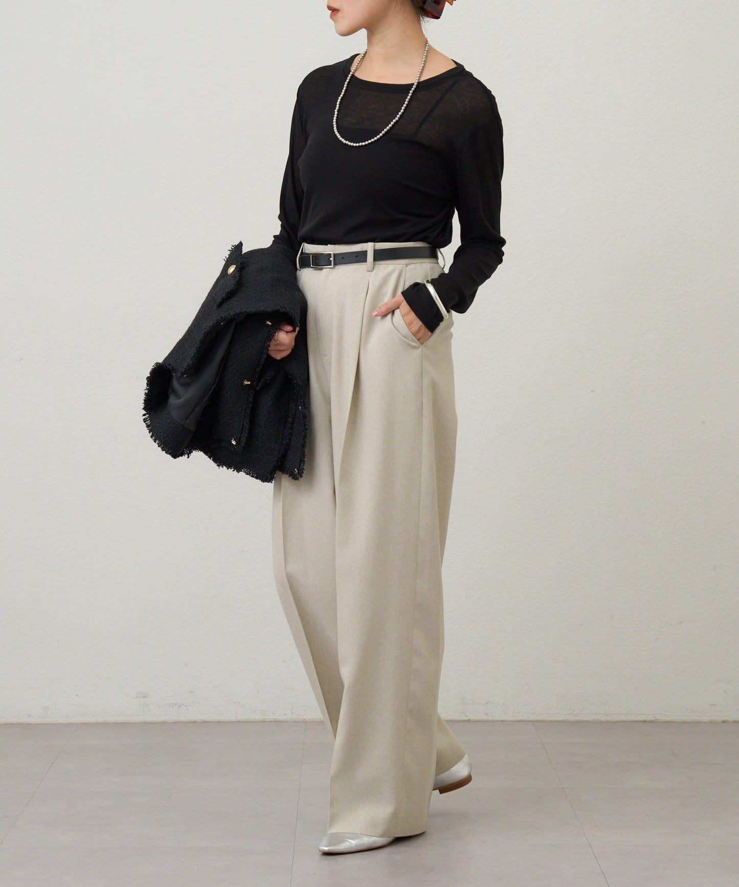 【26SS】基礎款透視長袖T恤