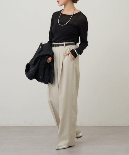 【26SS】基礎款透視長袖T恤