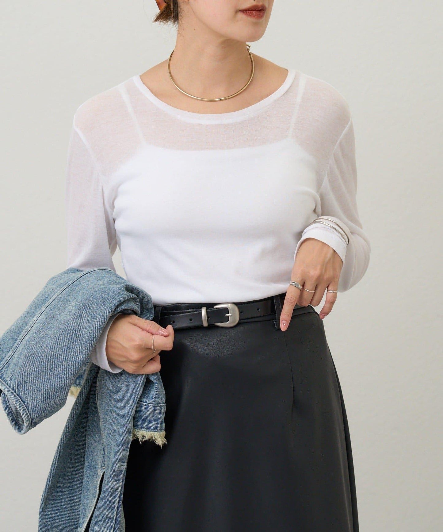 【26SS】基礎款透視長袖T恤