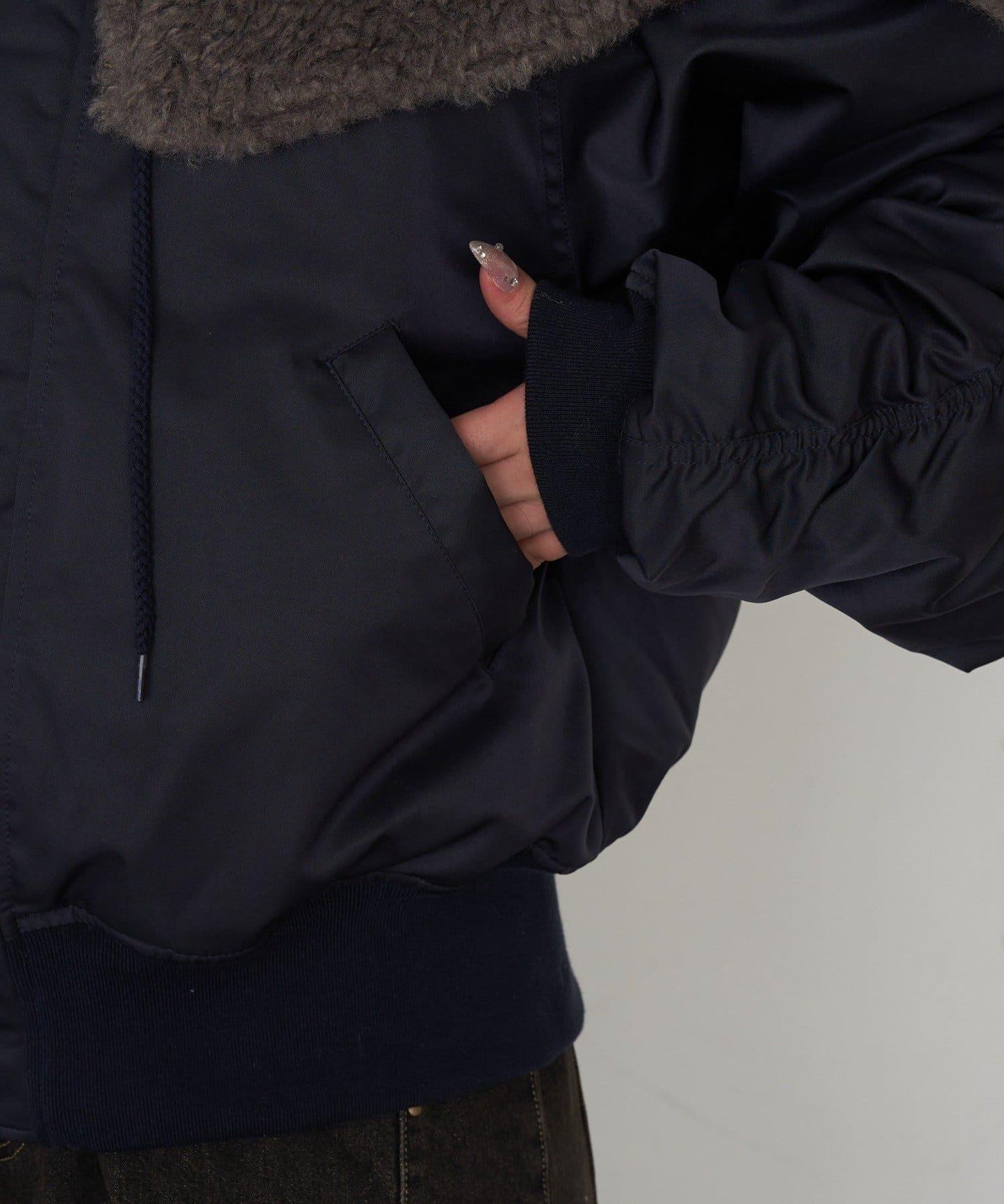 N2B毛絨飛行夾克