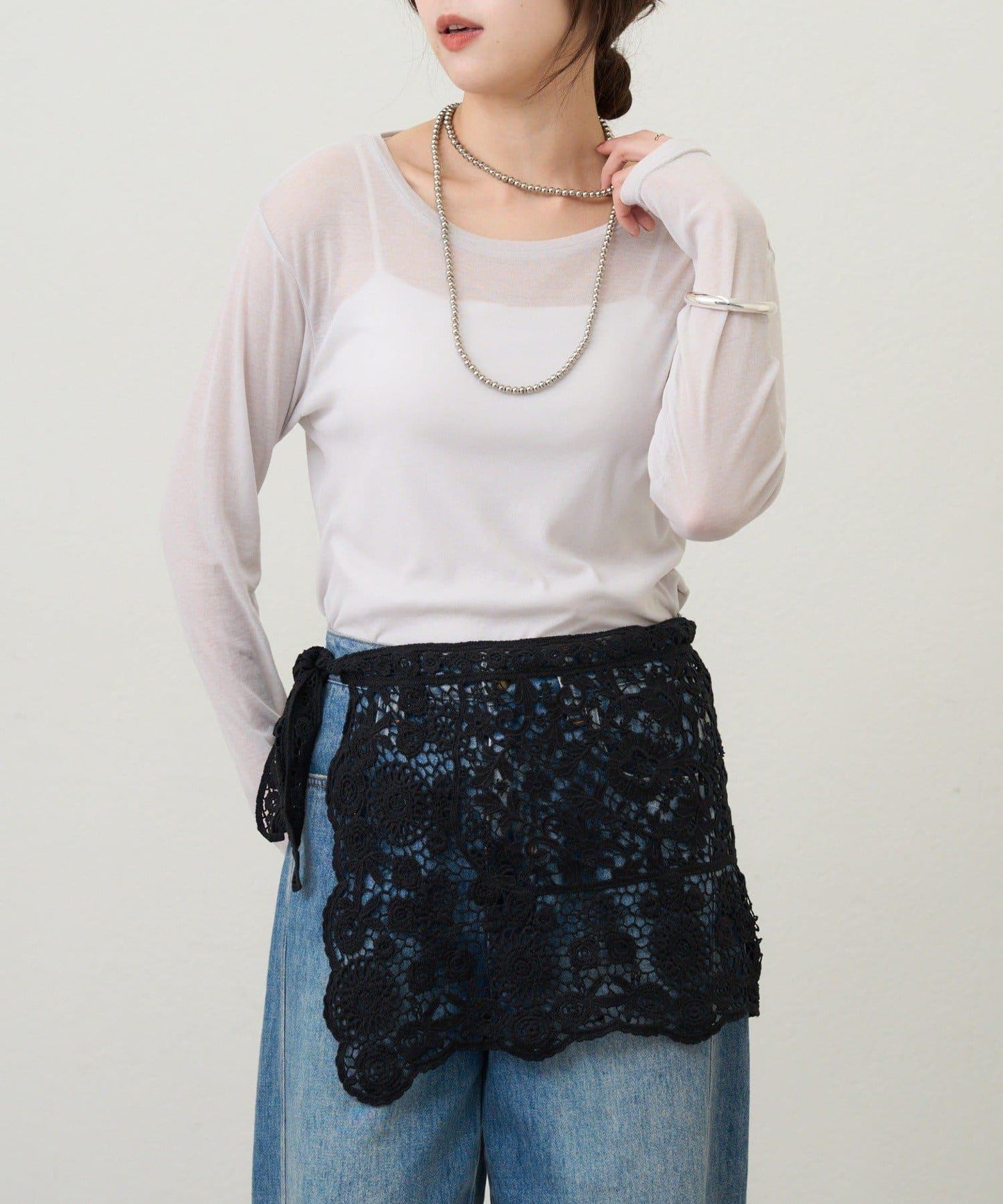 【26SS】基礎款透視長袖T恤