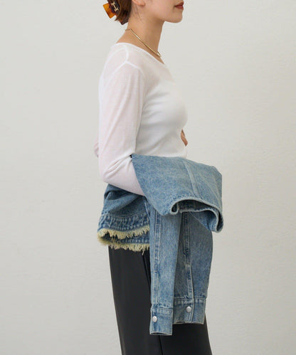 【26SS】基礎款透視長袖T恤