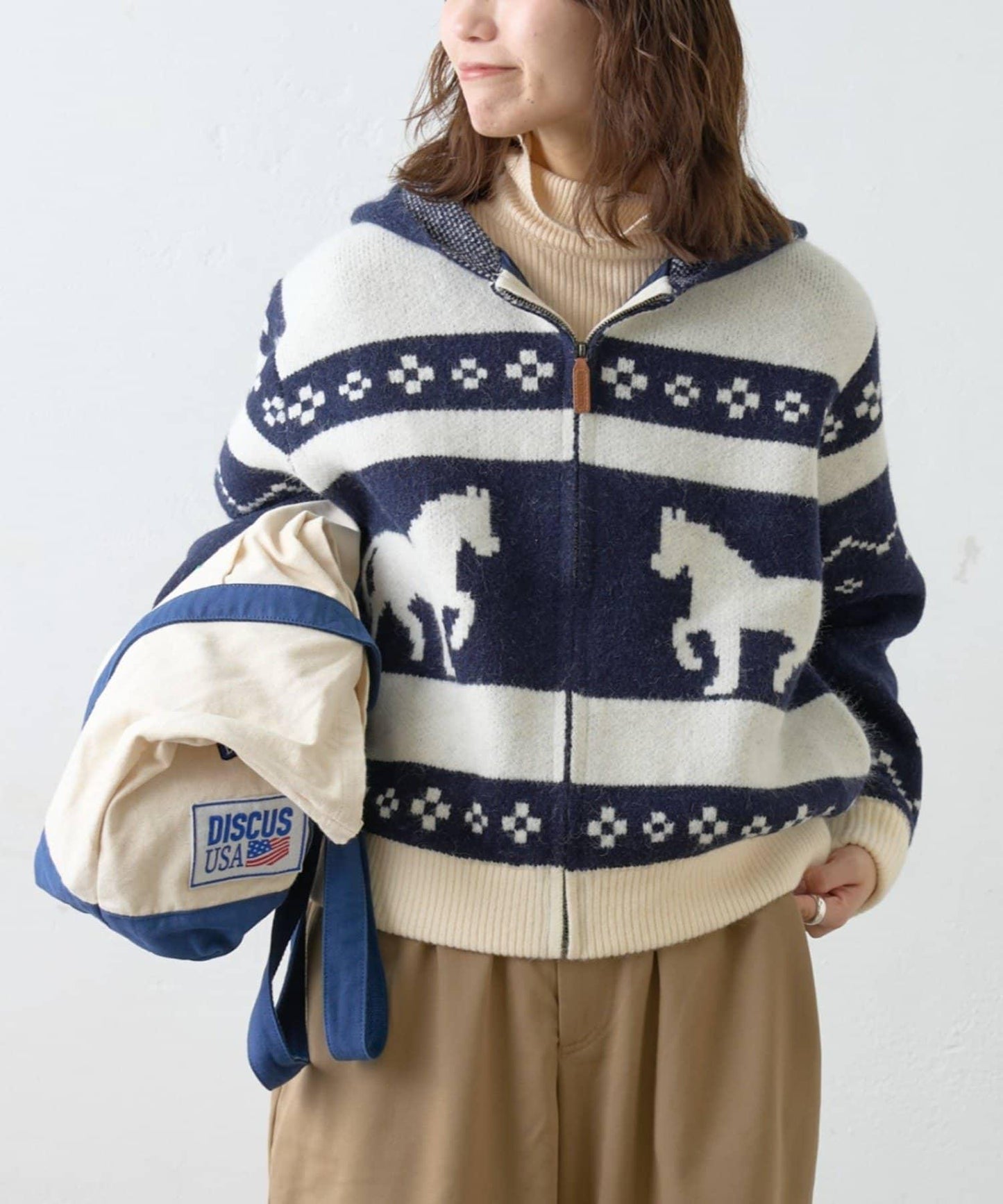 【GEVACO】考究風連帽針織開衫