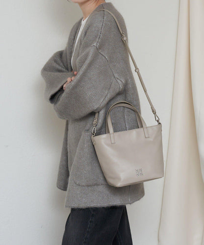 皮革兩用迷你托特包