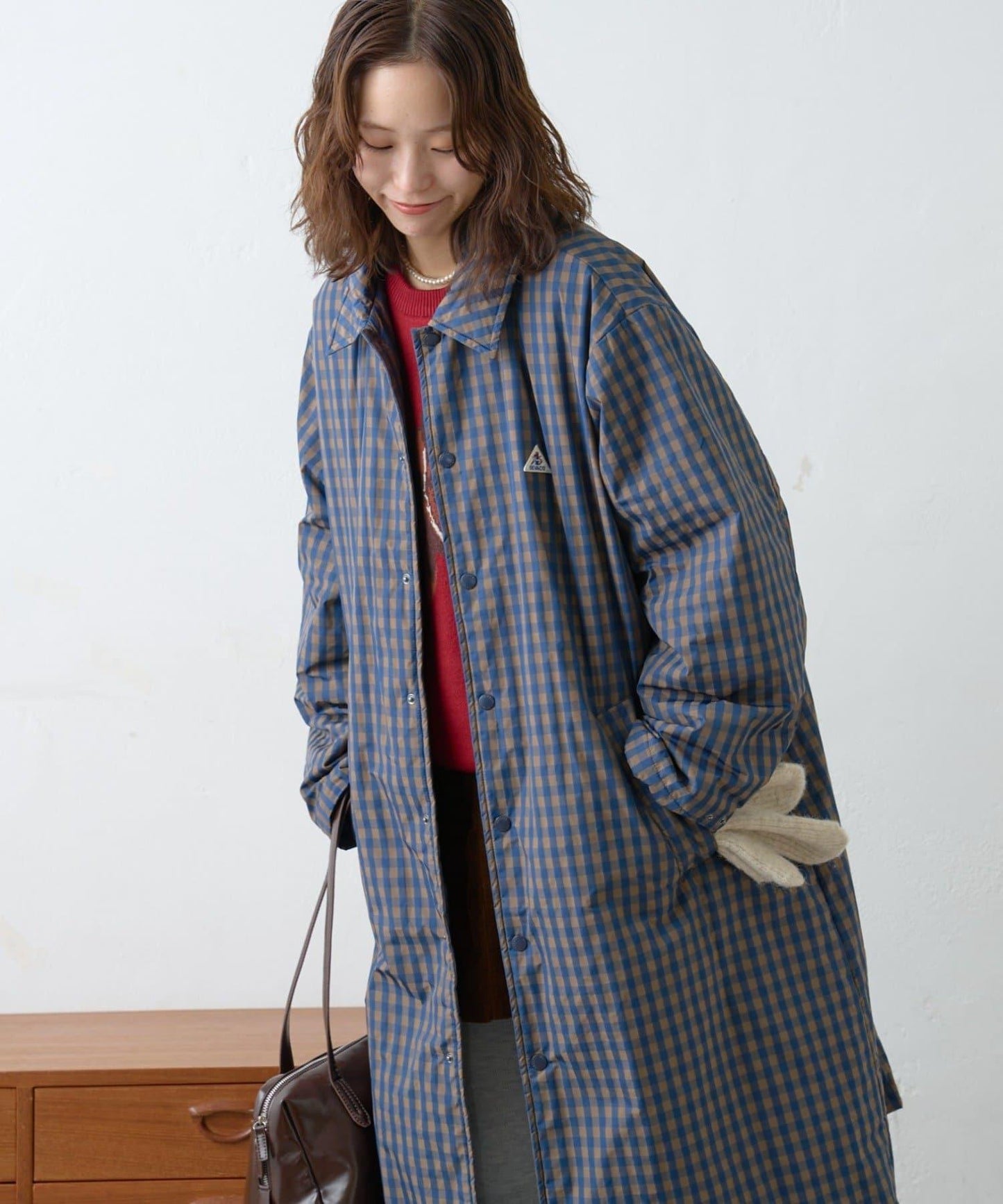 【GEVACO】中棉單排扣長款大衣