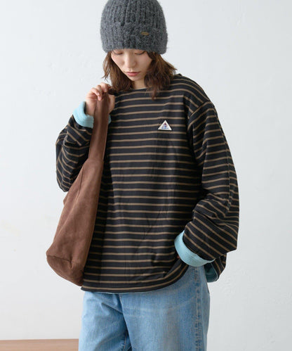 【GEVACO】內裡抓絨船領可雙面穿套頭衫