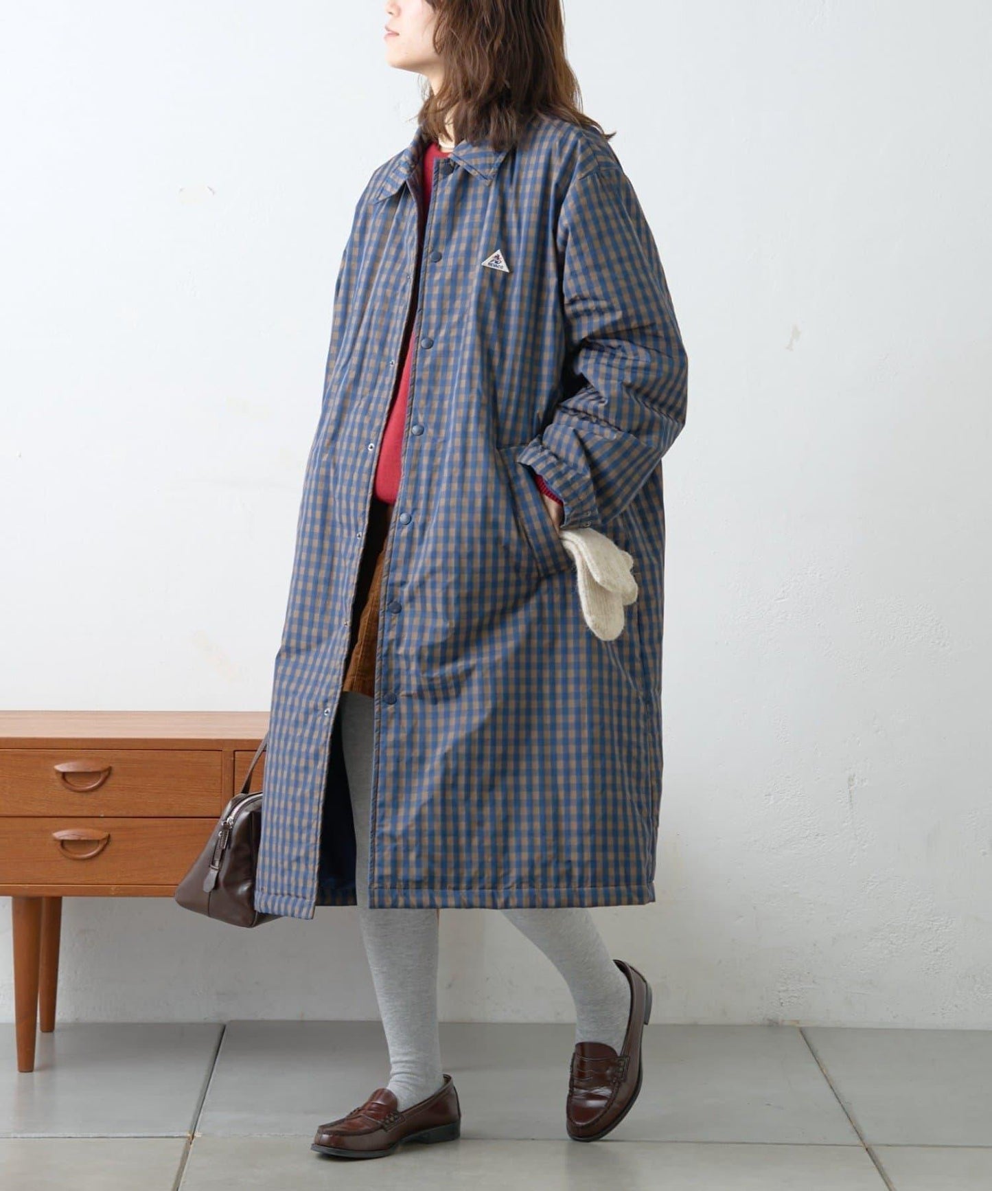 【GEVACO】中棉單排扣長款大衣