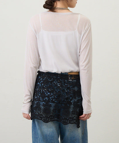 【26SS】基礎款透視長袖T恤