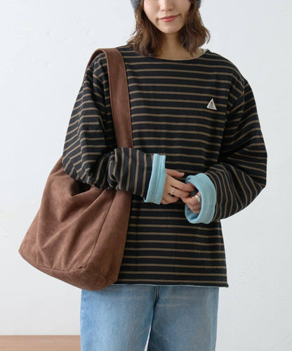 【GEVACO】內裡抓絨船領可雙面穿套頭衫