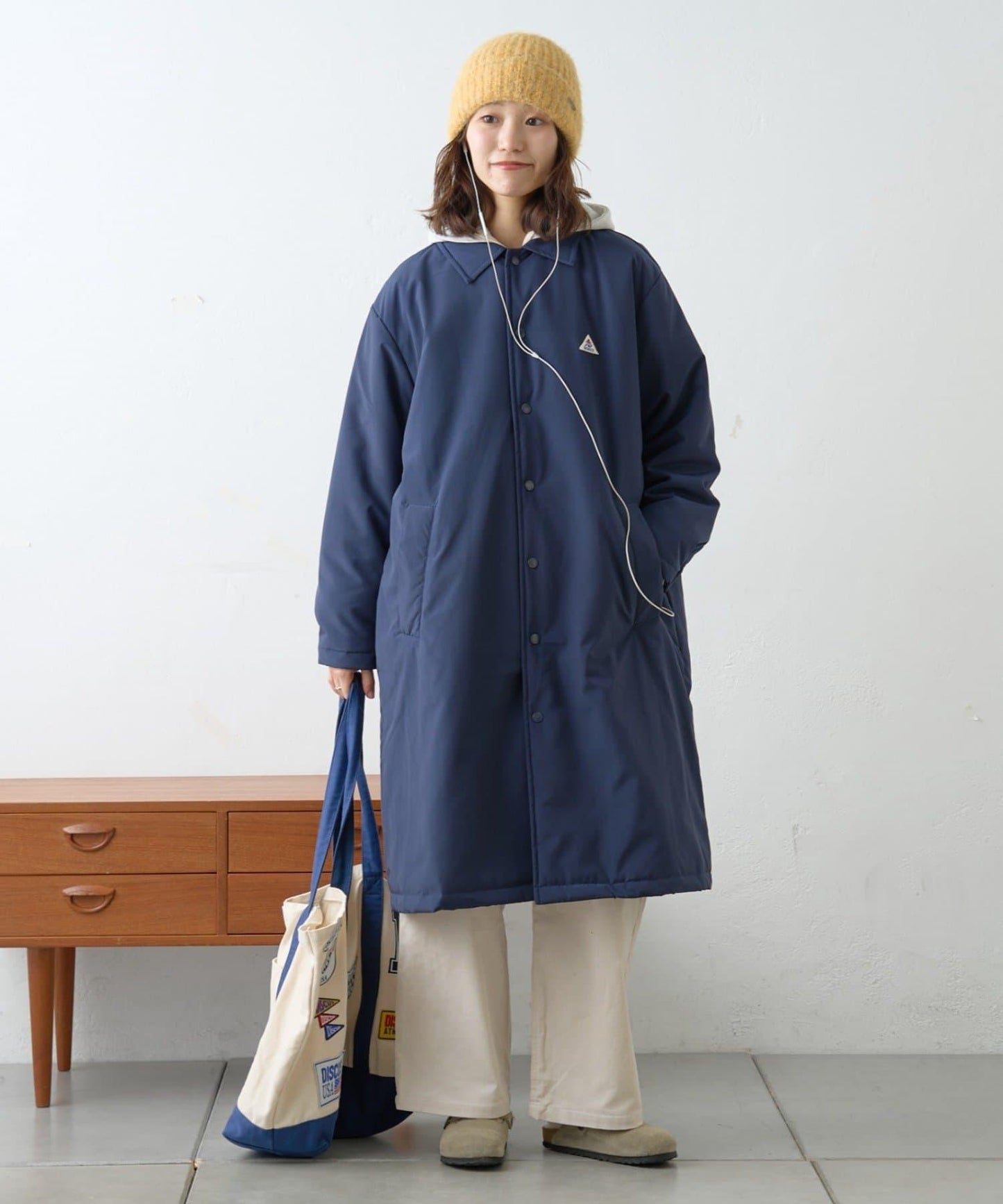 【GEVACO】中棉單排扣長款大衣