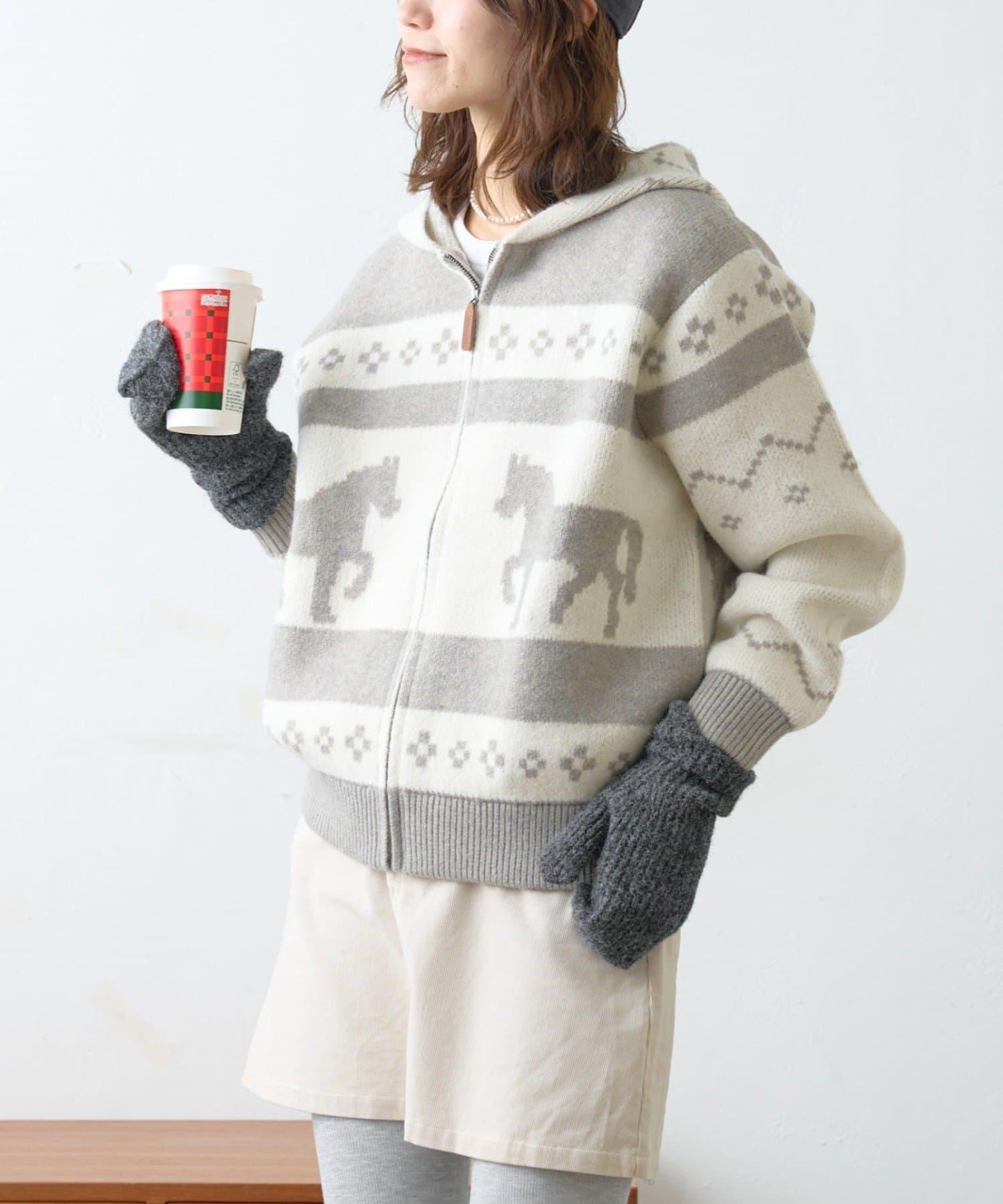 【GEVACO】考究風連帽針織開衫