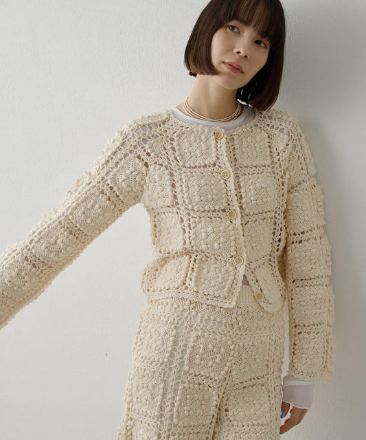 手工鉤編開衫