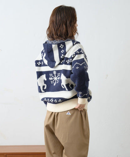 【GEVACO】考究風連帽針織開衫