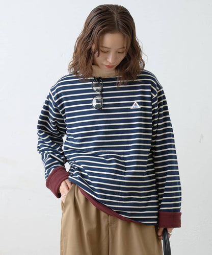 【GEVACO】內裡抓絨船領可雙面穿套頭衫