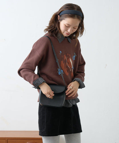 【GEVACO】花卉提花針織衫