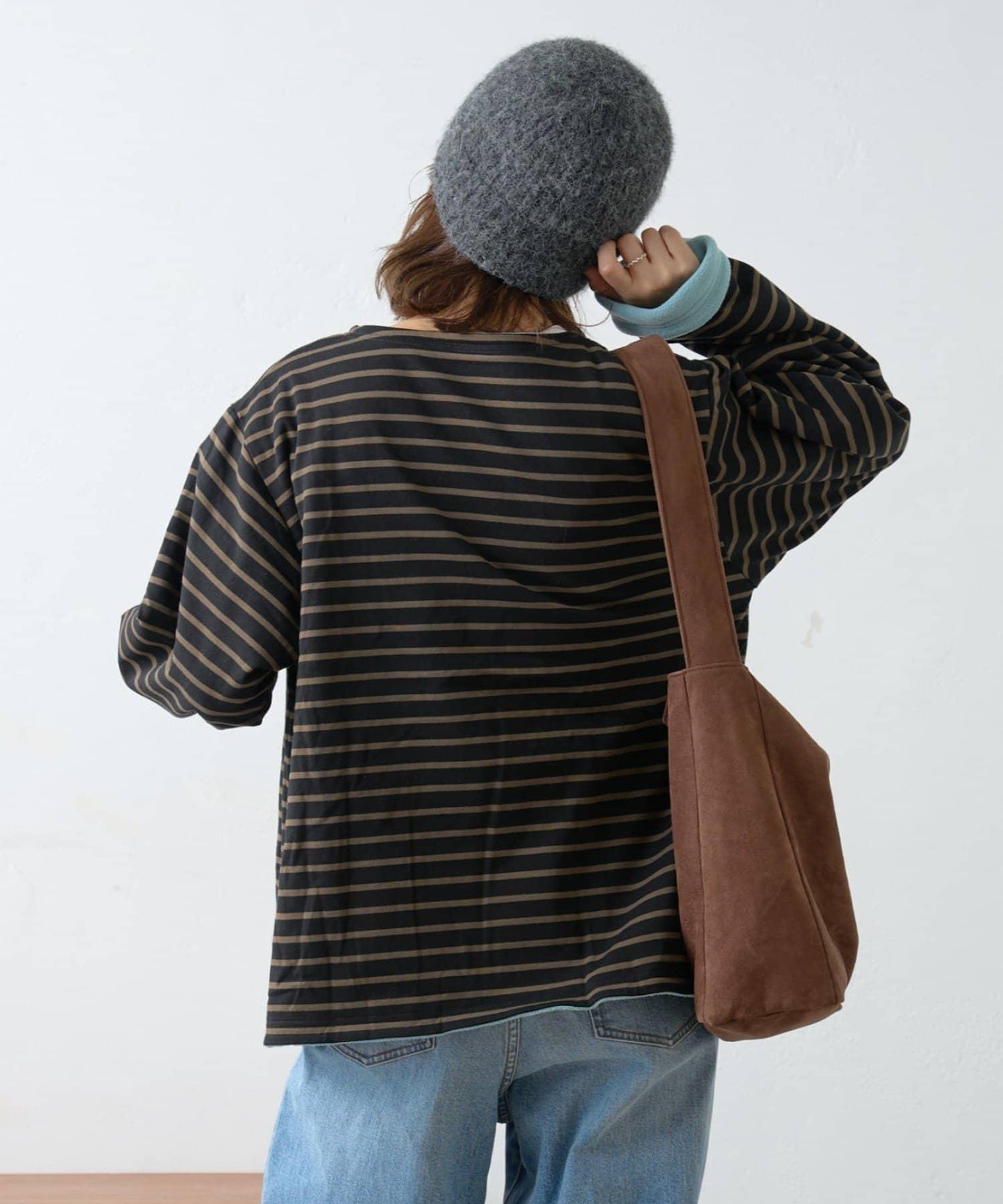 【GEVACO】內裡抓絨船領可雙面穿套頭衫