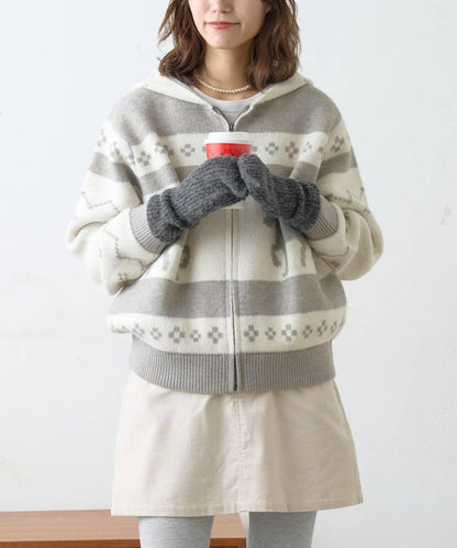 【GEVACO】考究風連帽針織開衫