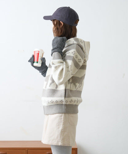 【GEVACO】考究風連帽針織開衫