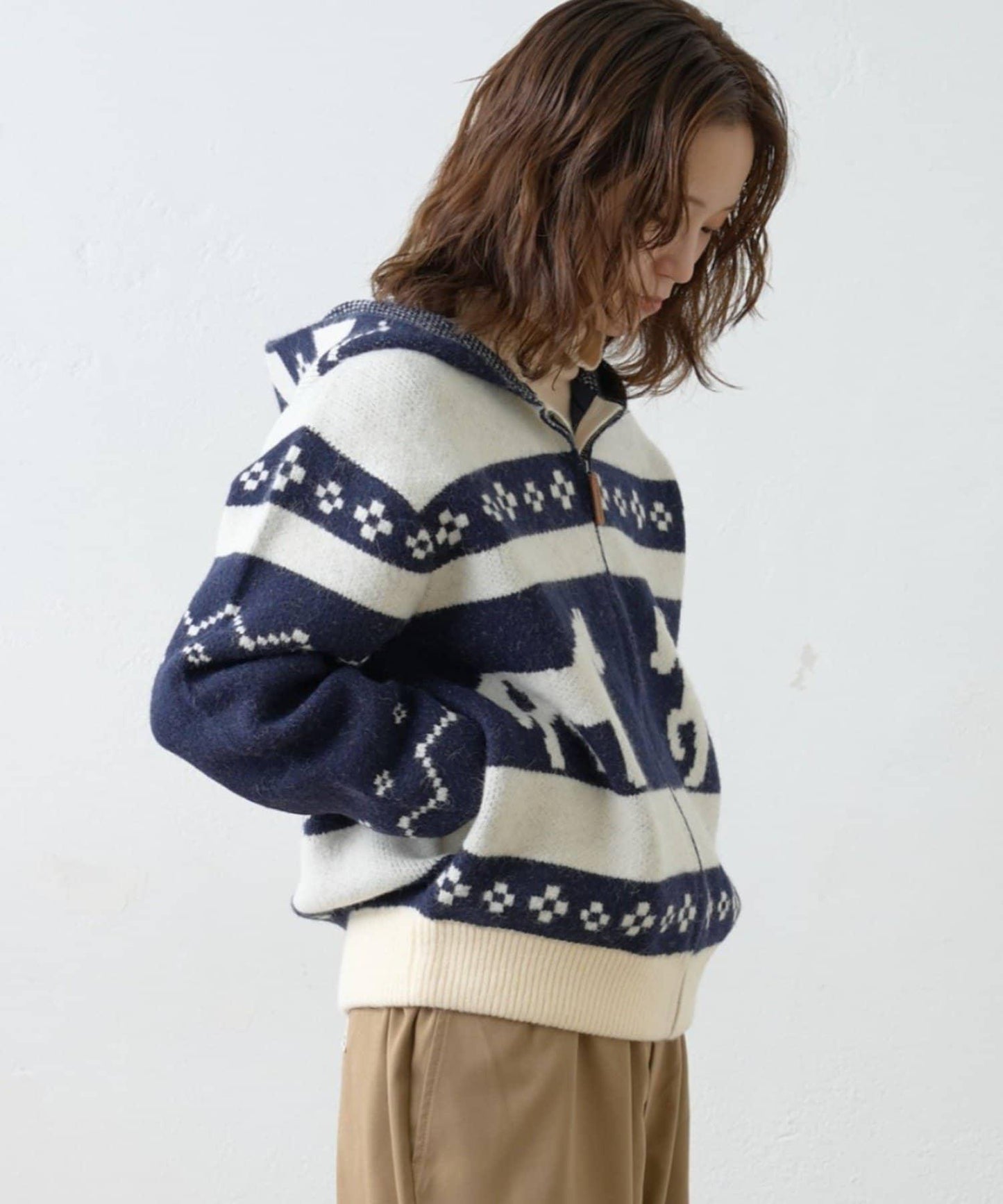 【GEVACO】考究風連帽針織開衫