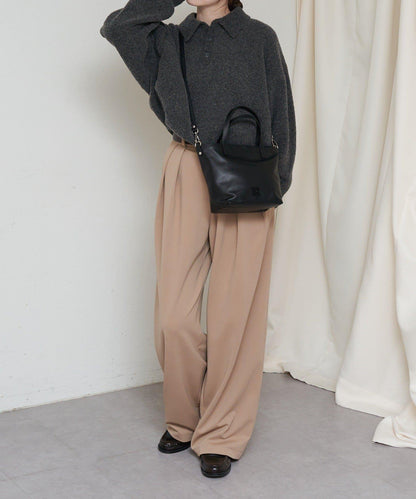 皮革兩用迷你托特包