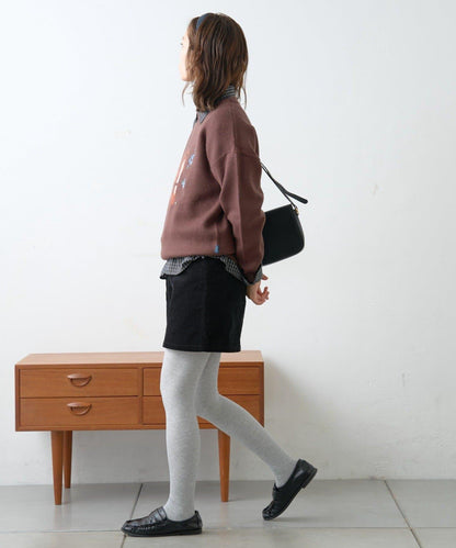 【GEVACO】花卉提花針織衫