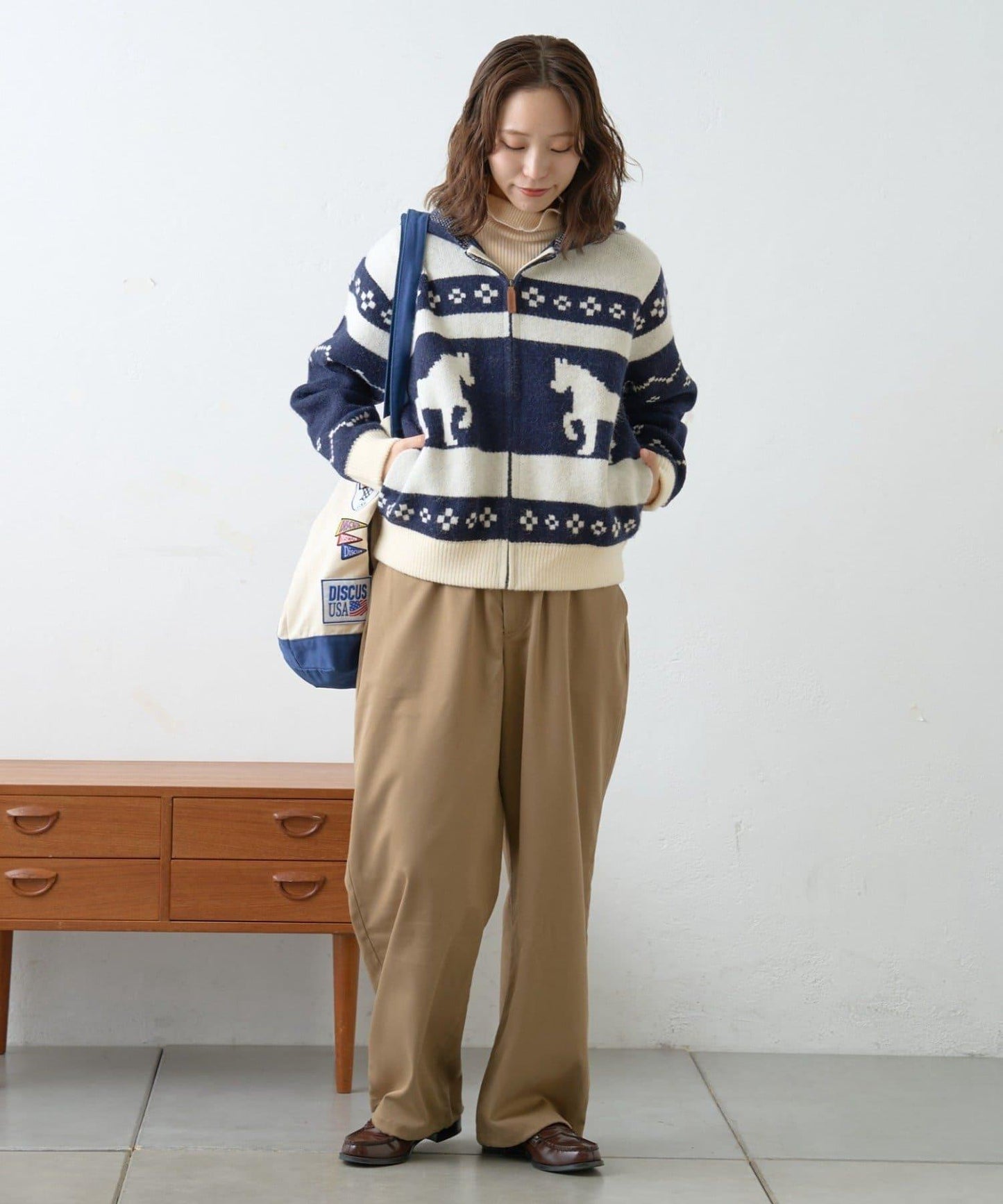 【GEVACO】考究風連帽針織開衫