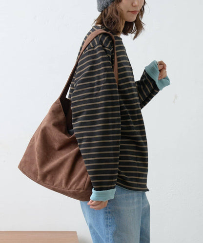 【GEVACO】內裡抓絨船領可雙面穿套頭衫