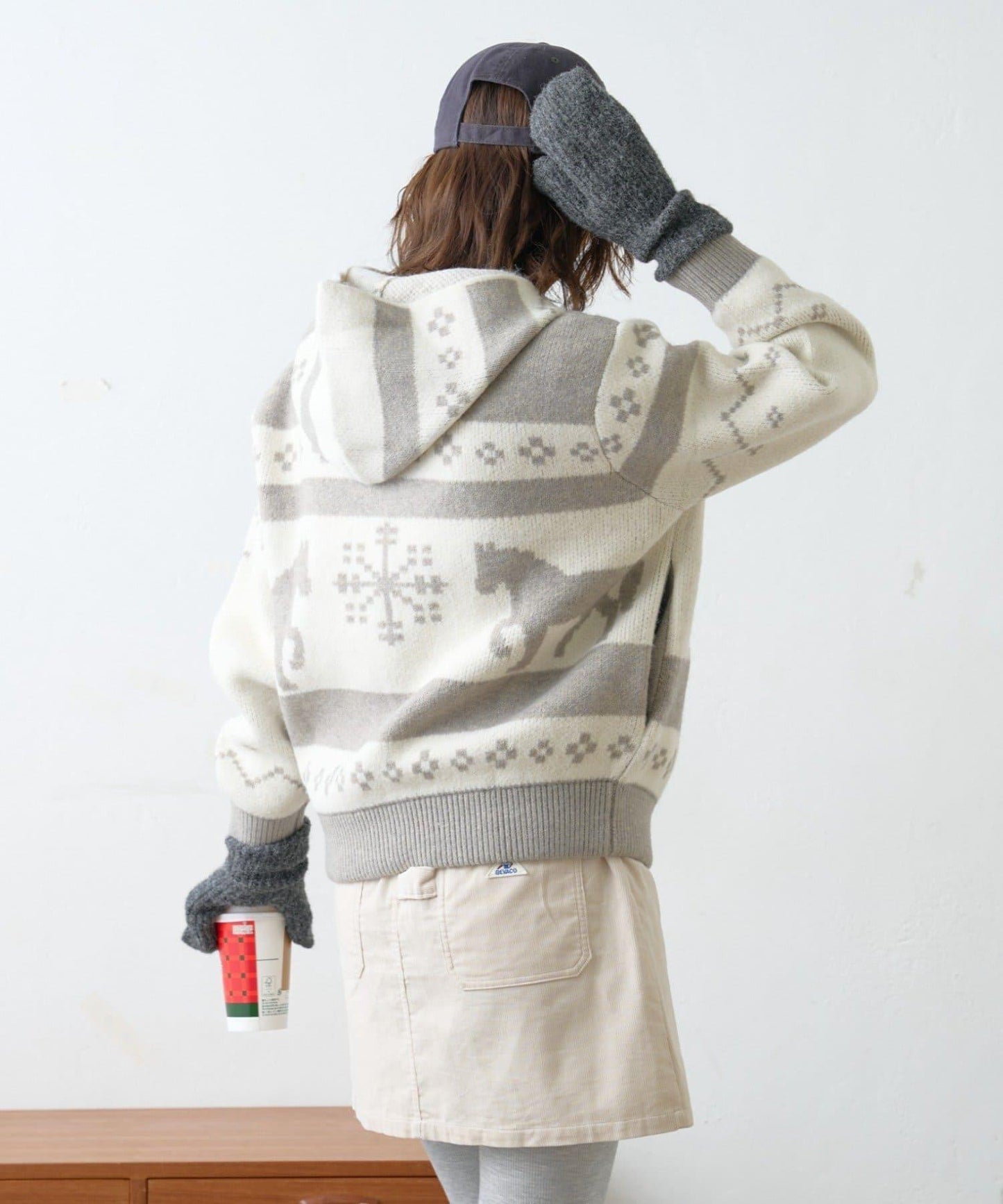 【GEVACO】考究風連帽針織開衫