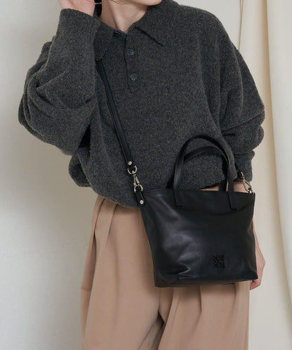 皮革兩用迷你托特包