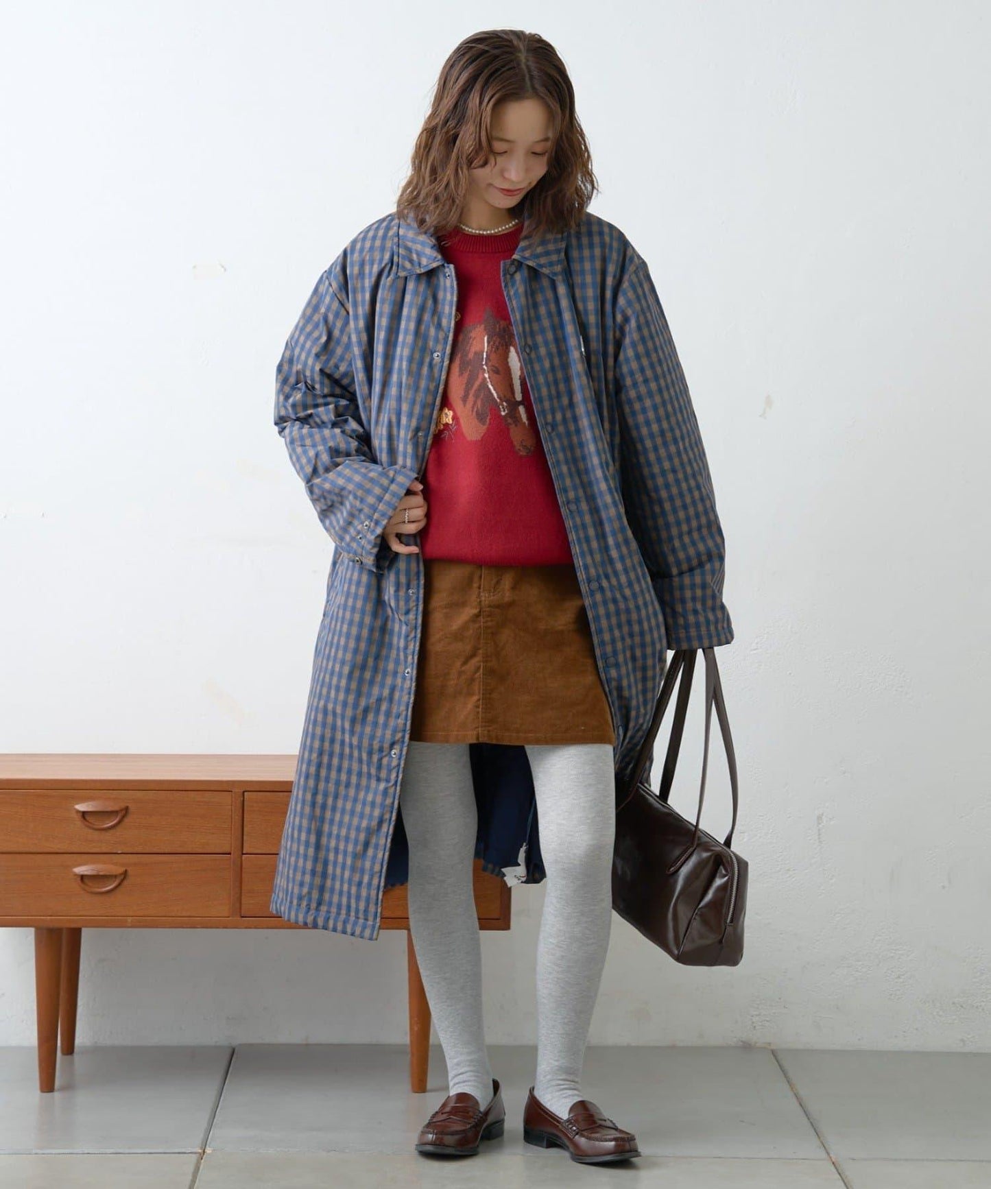 【GEVACO】中棉單排扣長款大衣