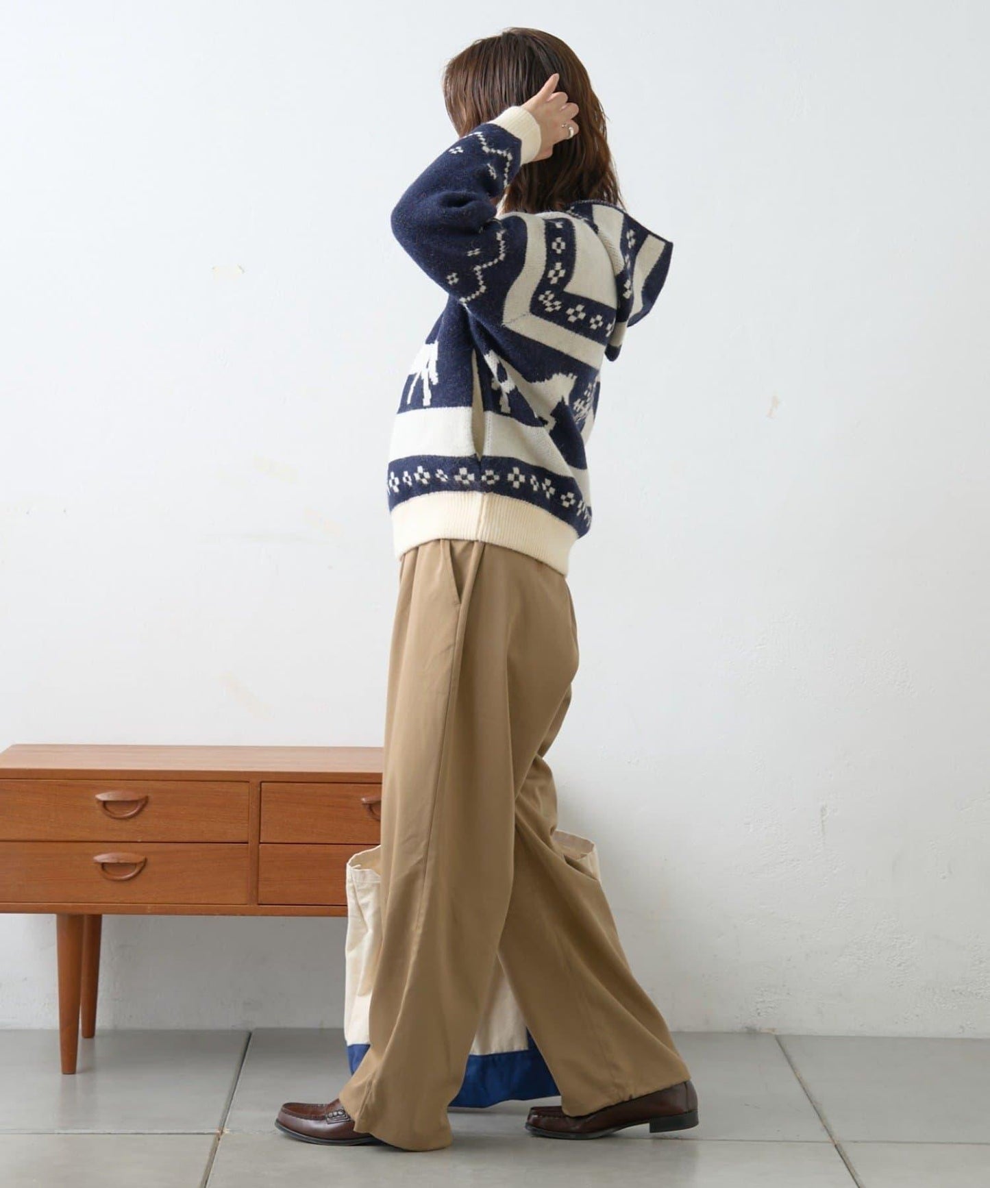 【GEVACO】考究風連帽針織開衫