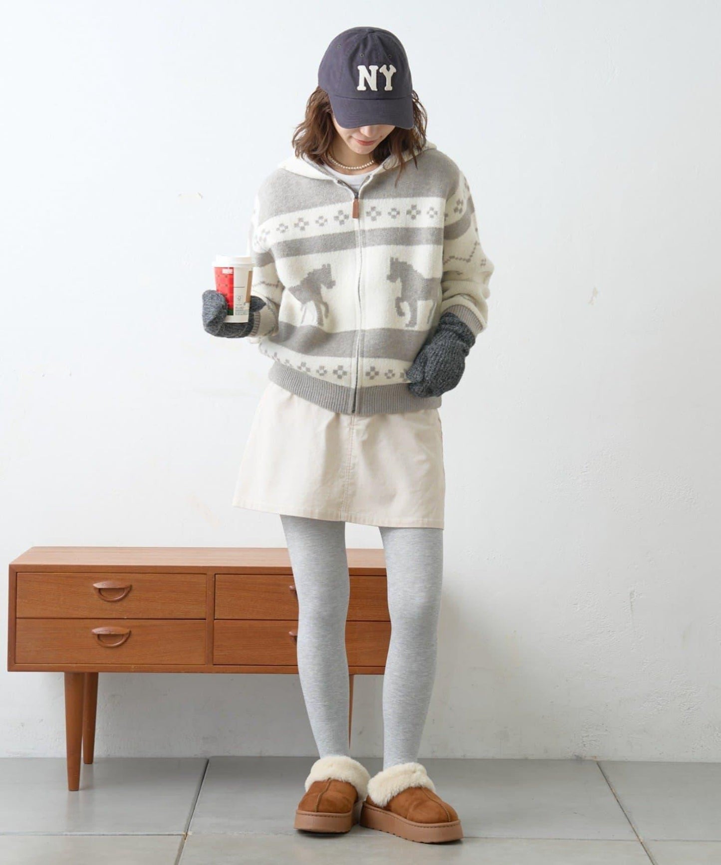 【GEVACO】考究風連帽針織開衫