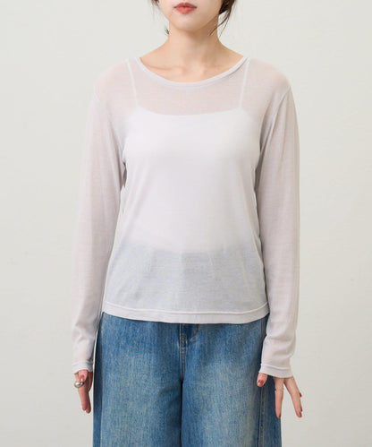 【26SS】基礎款透視長袖T恤