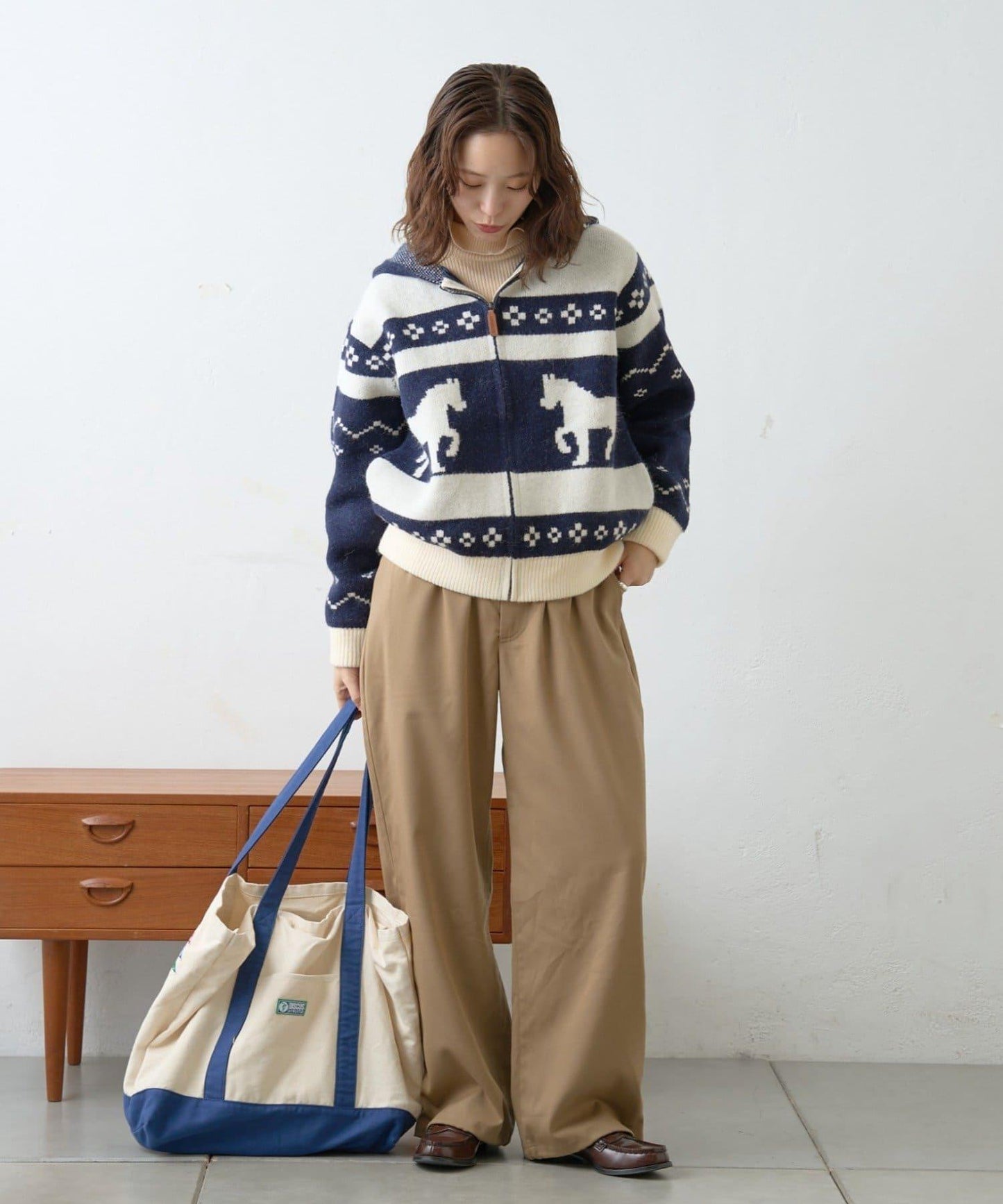 【GEVACO】考究風連帽針織開衫