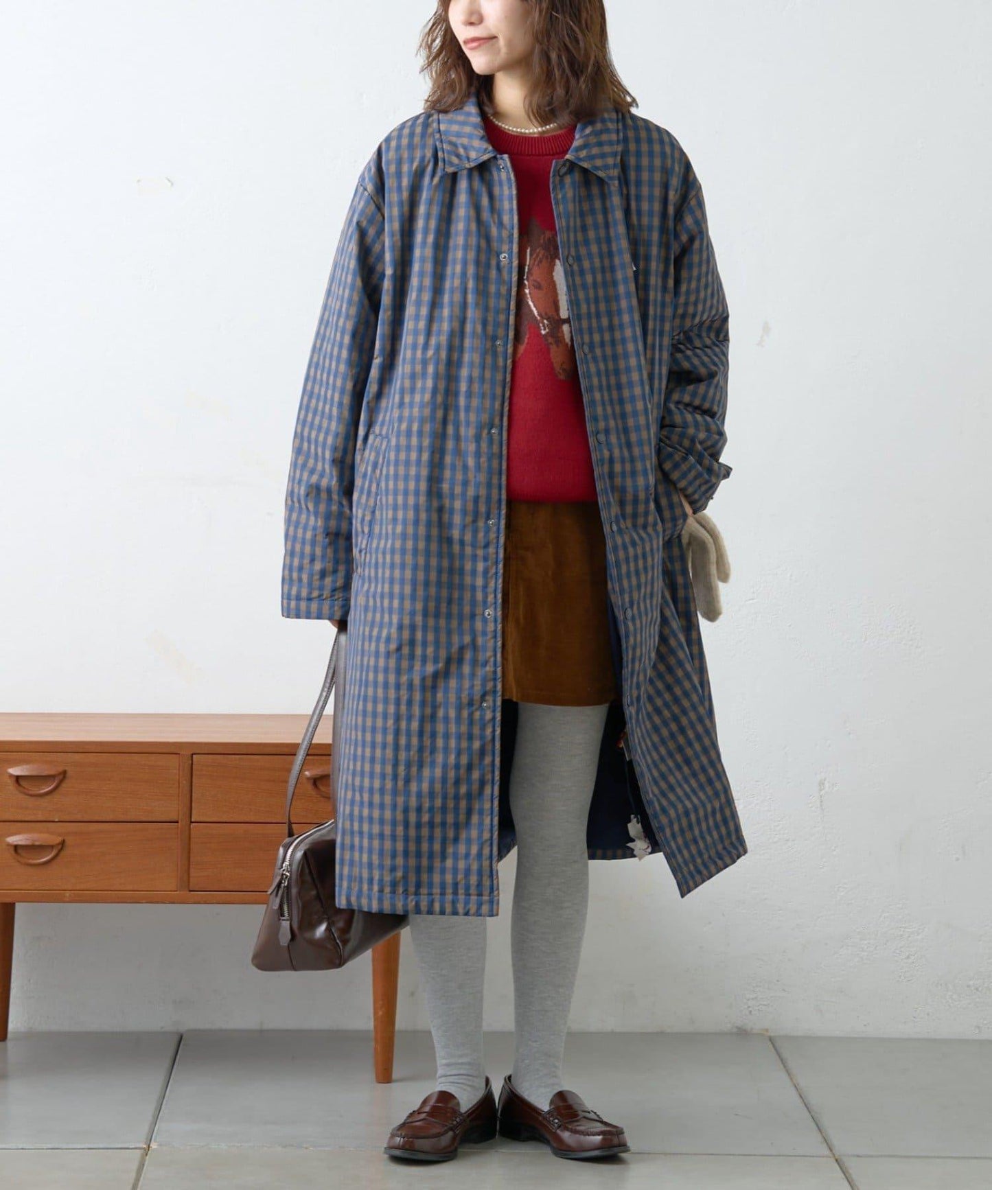 【GEVACO】中棉單排扣長款大衣