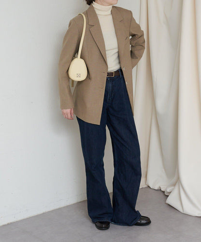 軟皮卷式單肩包